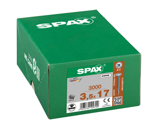 SPAX Flangehead Pozi Wirox Screw 3.5 x 17mm