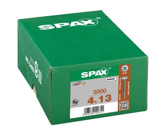 SPAX Flangehead Pozi Wirox Screw 4.0 x 13mm