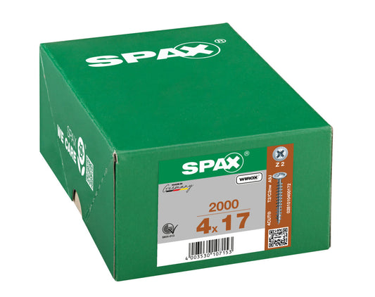 SPAX Flangehead Pozi Wirox Screw 4.0 x 17mm