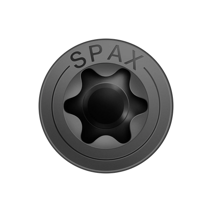 SPAX Black Torx Screw 5.0 x 50mm T20 - Box of 200