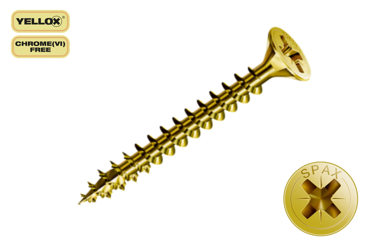 SPAX Yellox Pozi Screw 3.0 x 12mm - Box of 200